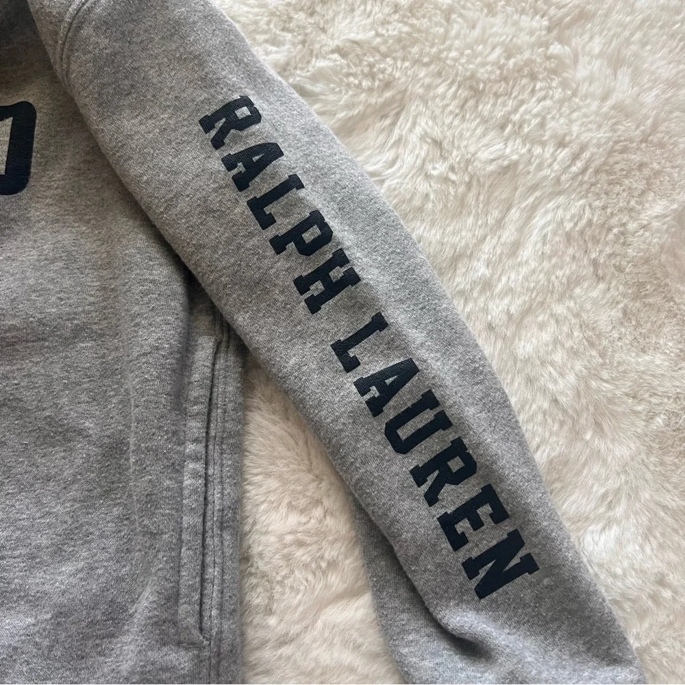 Kids Polo Ralph Lauren Gray Hoodie Size 7.